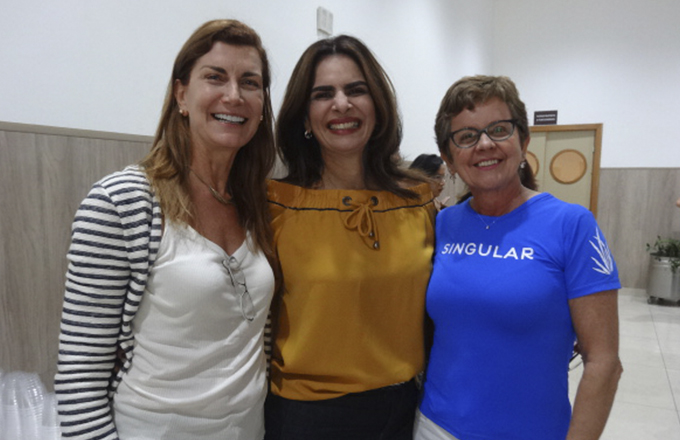 Claudia Smith, Maria da Graça Azaro e Edza Brasil